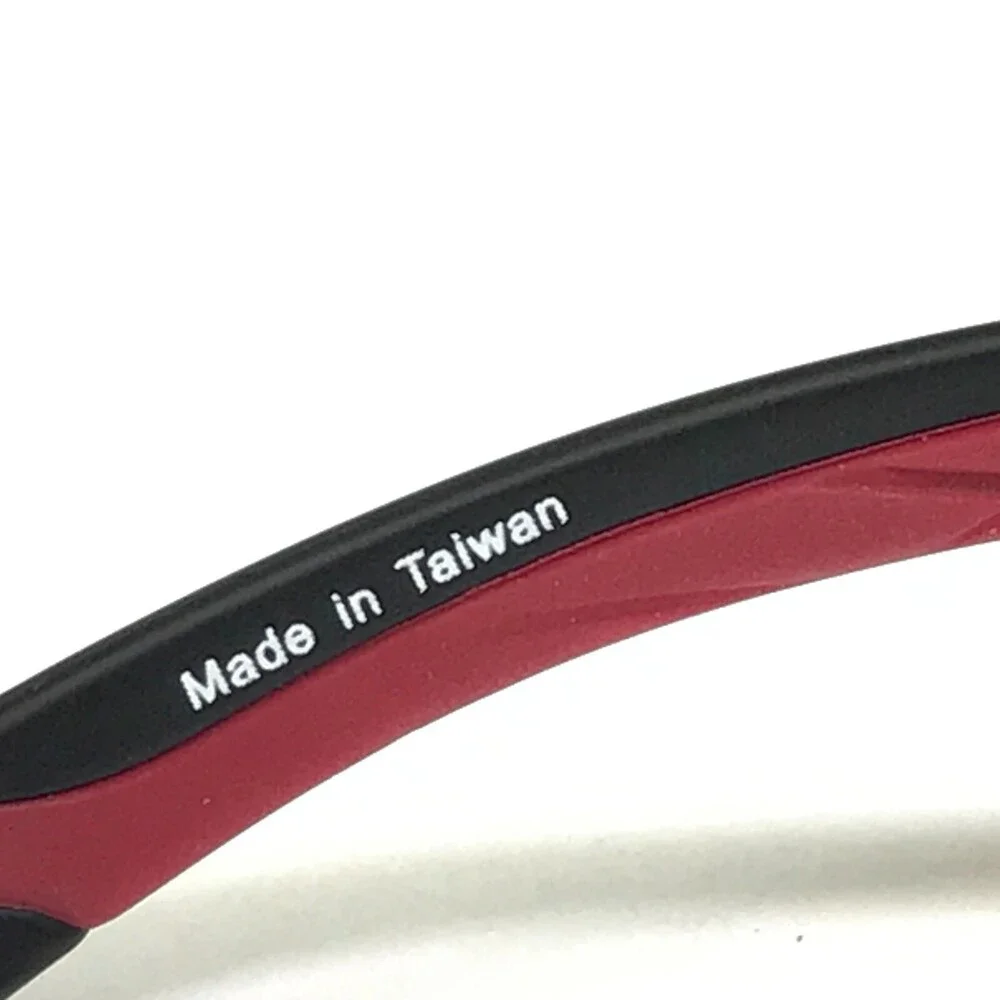 Rec Specs Athletic Goggles Frames SLAM 230 Matte Black Red Strap 49-17-135